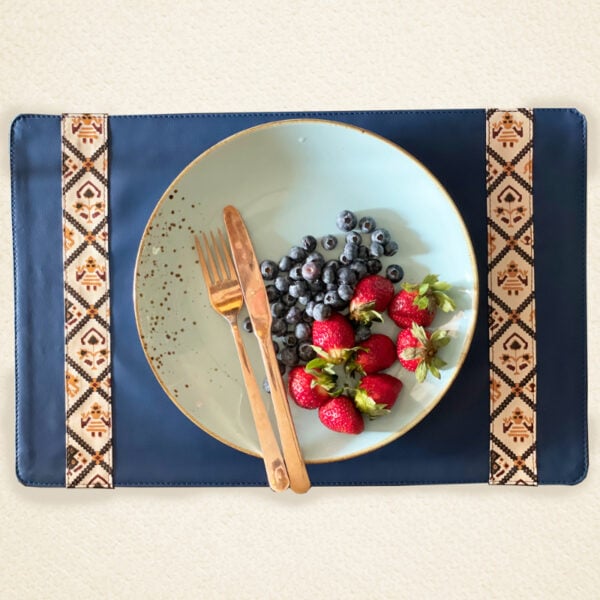 IMARS Table Mat Straight - Blue Patola