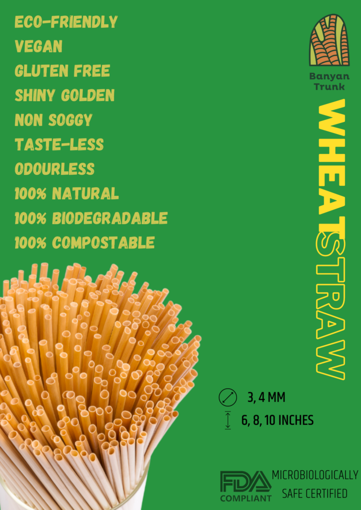 100 Natural Wheat Straw mintorie