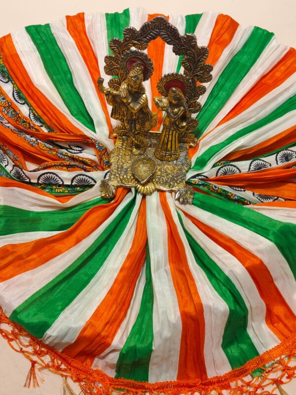 Dupatta for Independence Day Special- Multicolour Art Silk Dupatta - Image 3