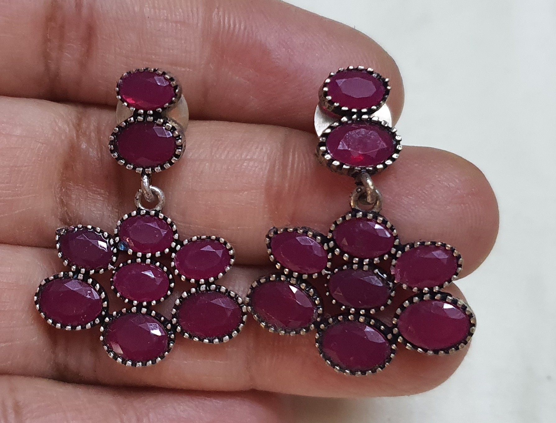 Glamvila Pink stone Designer Jewellery - Image 4