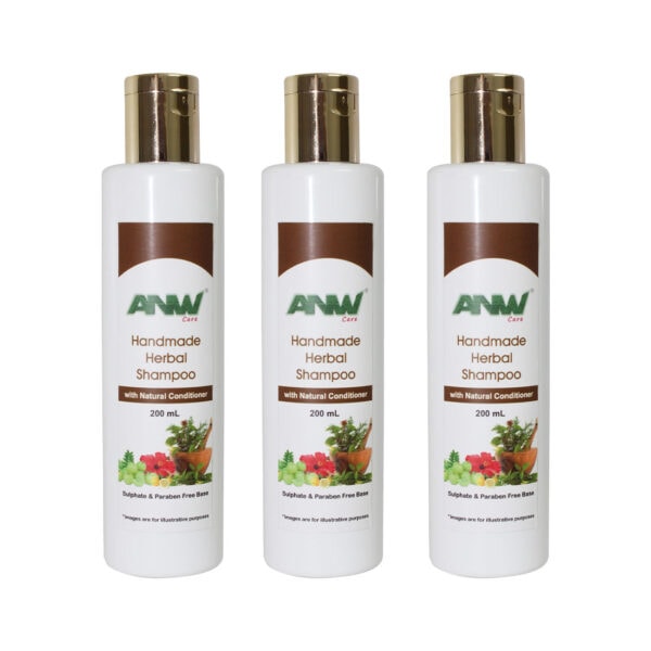 Herbal Shampoo Sulphate free Base 200 ml 3 Pack