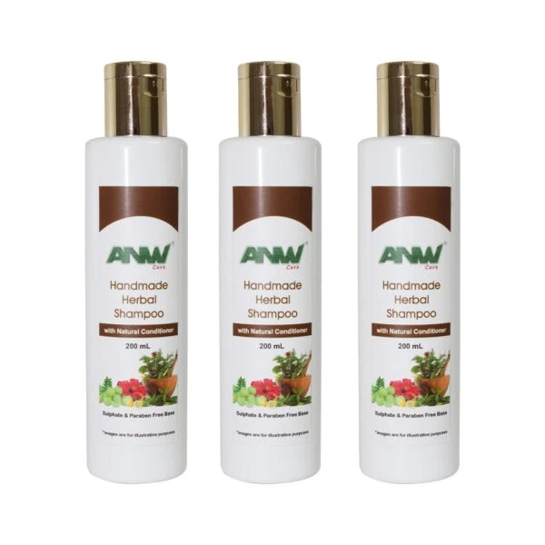 Herbal Shampoo Sulphate free Base 200 ml 3 Pack