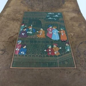 Mughal darbar on stamp paper