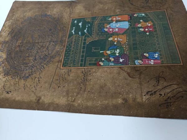 Mughal darbar on stamp paper - Image 3
