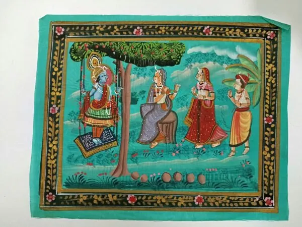 Pichwai painting-Interactions of Love
