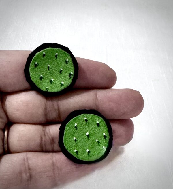 Glamvila Handpainted Fabric Jewellery - Image 4