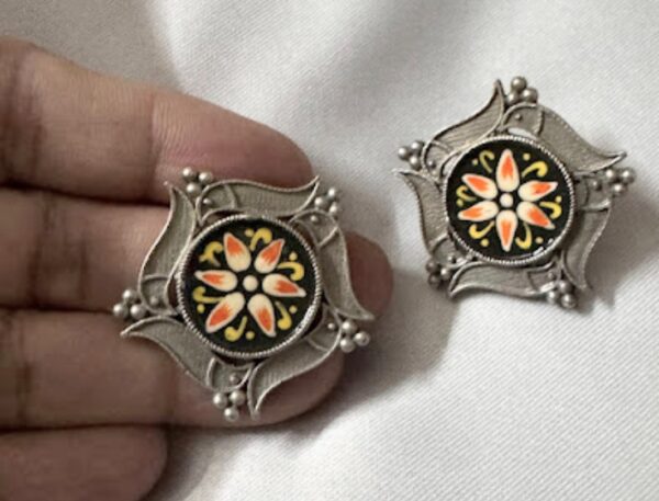 Antique Finish Earrings combo - Image 3