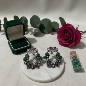 Designer Multi Colour Chand Bali
