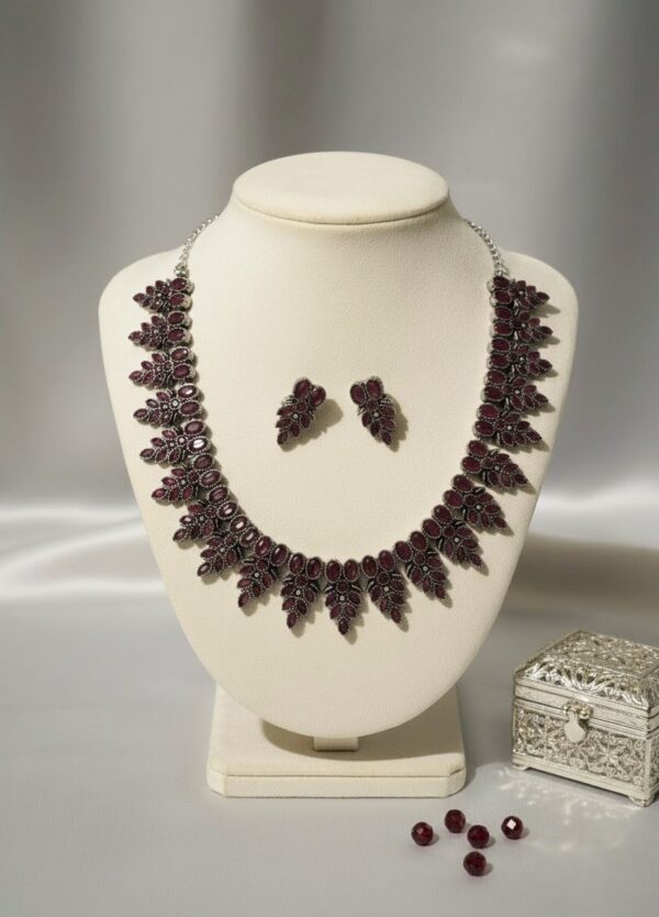 Glamvila Pink stone Designer Jewellery