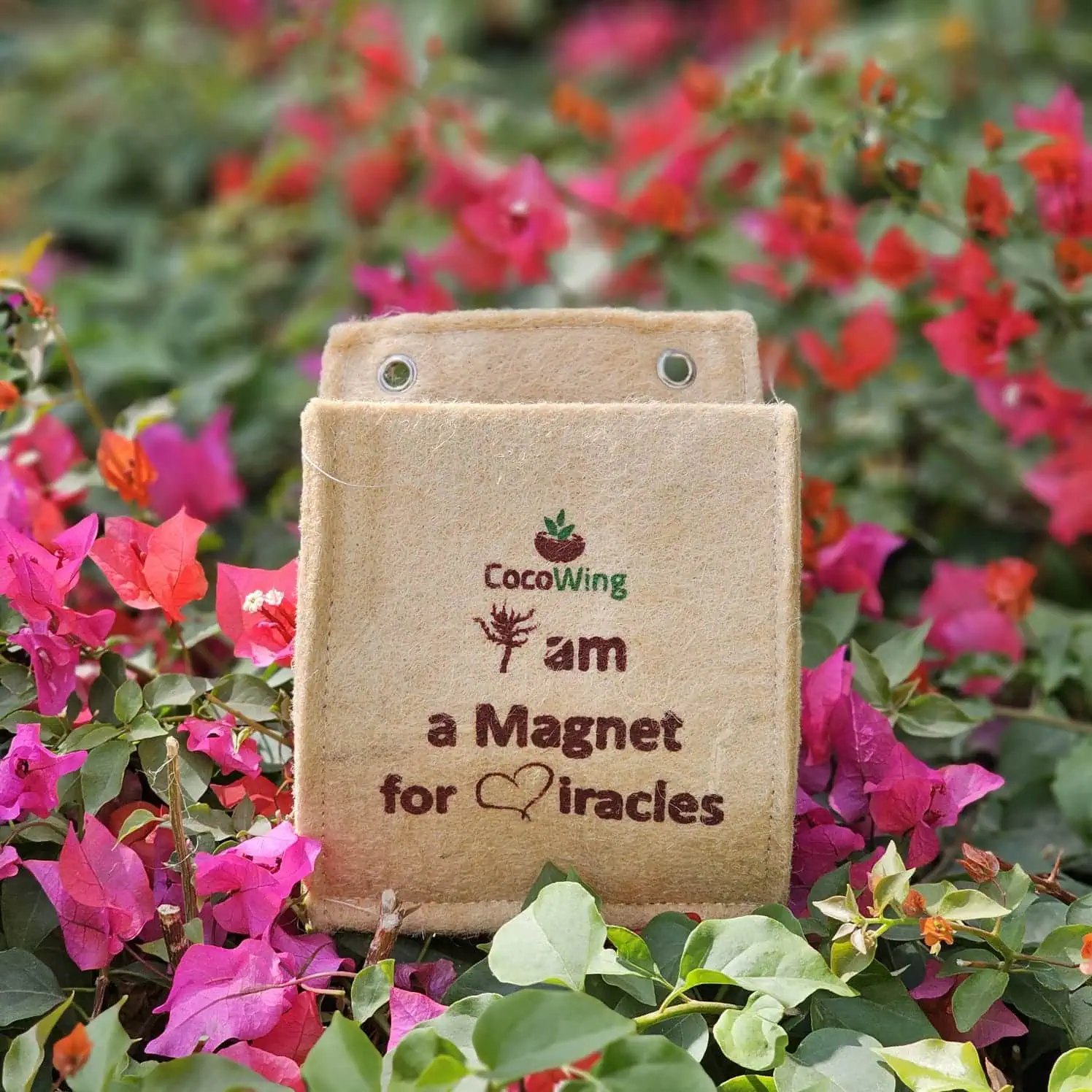 CocoWing Positive Affirmation Grow Bag – “I Am a Magnet for Miracles” - Image 2