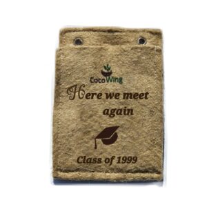 CocoWing Jute Planter– “Class of [Year]” Alumni Gift | Funny Wall Pocket, Reunion & Farewell Gifts