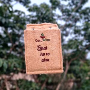 CocoWing Eco-Friendly Gift for Brother “Bhai Ho To Aisa” Printed Planter