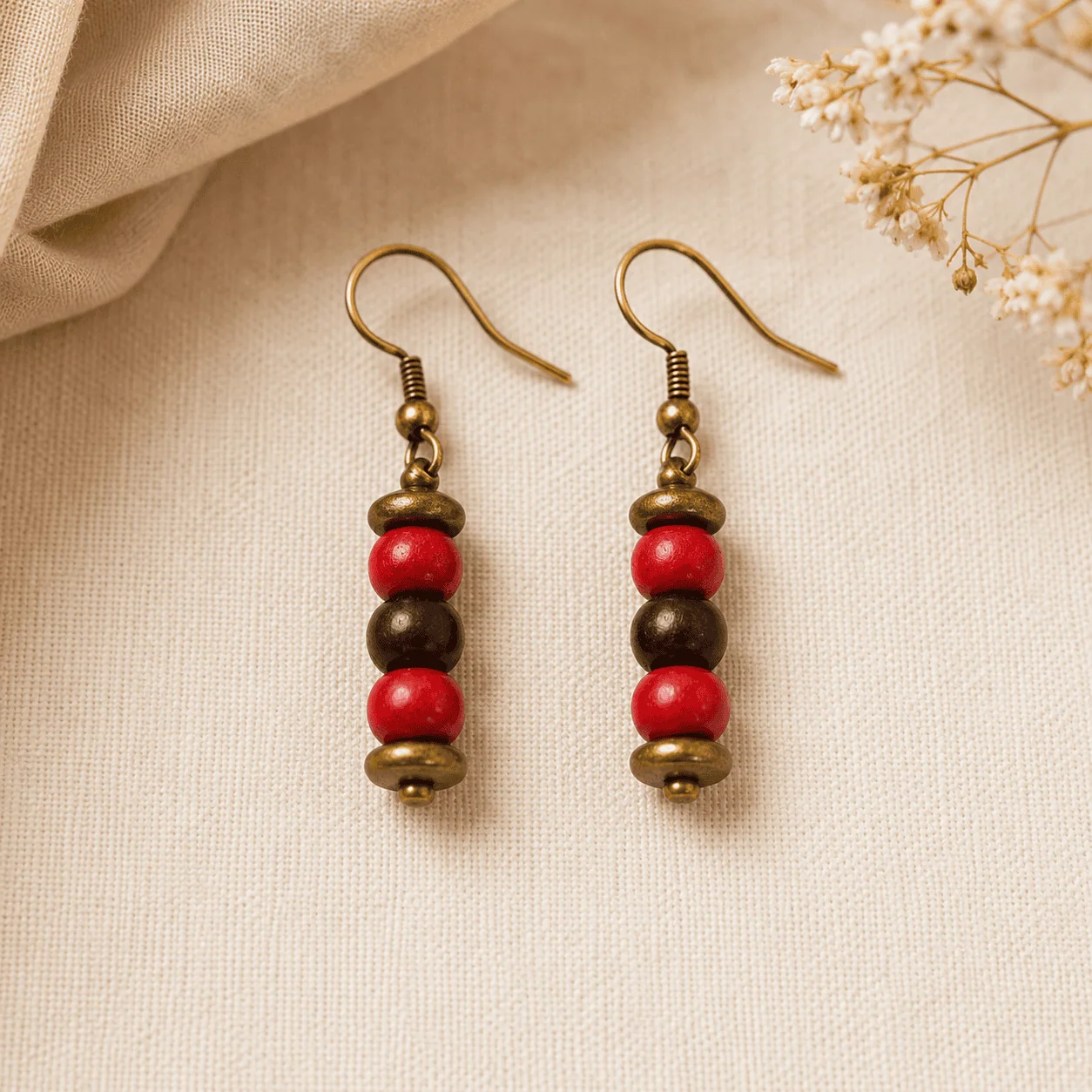 Glamvila Raga Rogue Fabric Jewellery Set - Image 6